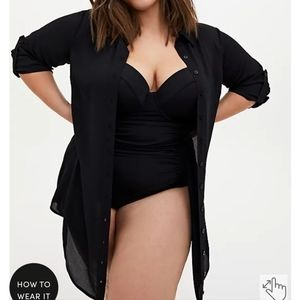 Torrid Bathing suit cover up